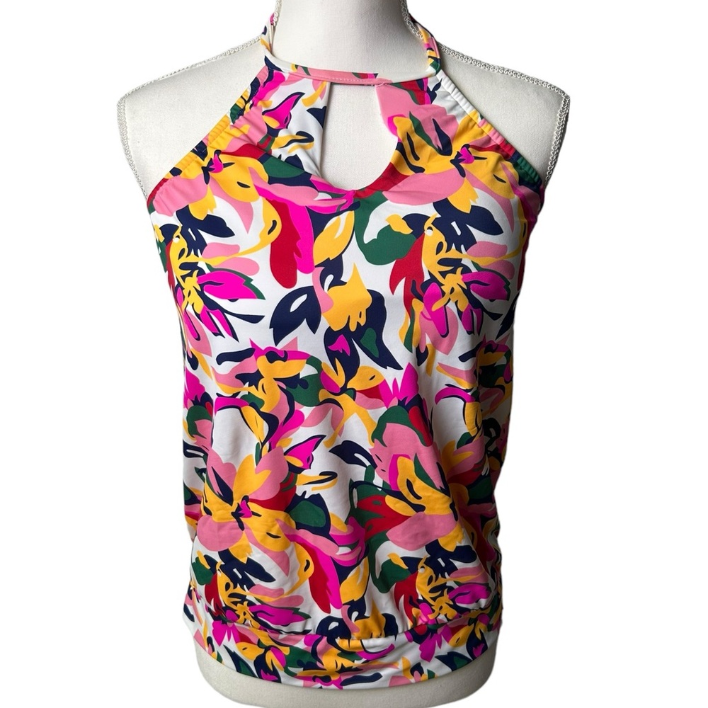 VENUS halter style modest tankini swim top size 8 NWOT